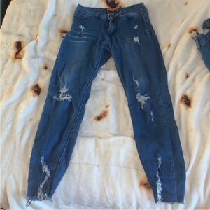 Wax Jean Blue Skinny Jeans
